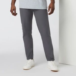 Vuori Pants Mens 38 Gray The Rise The Shine Flat Front V431 Inseam 32